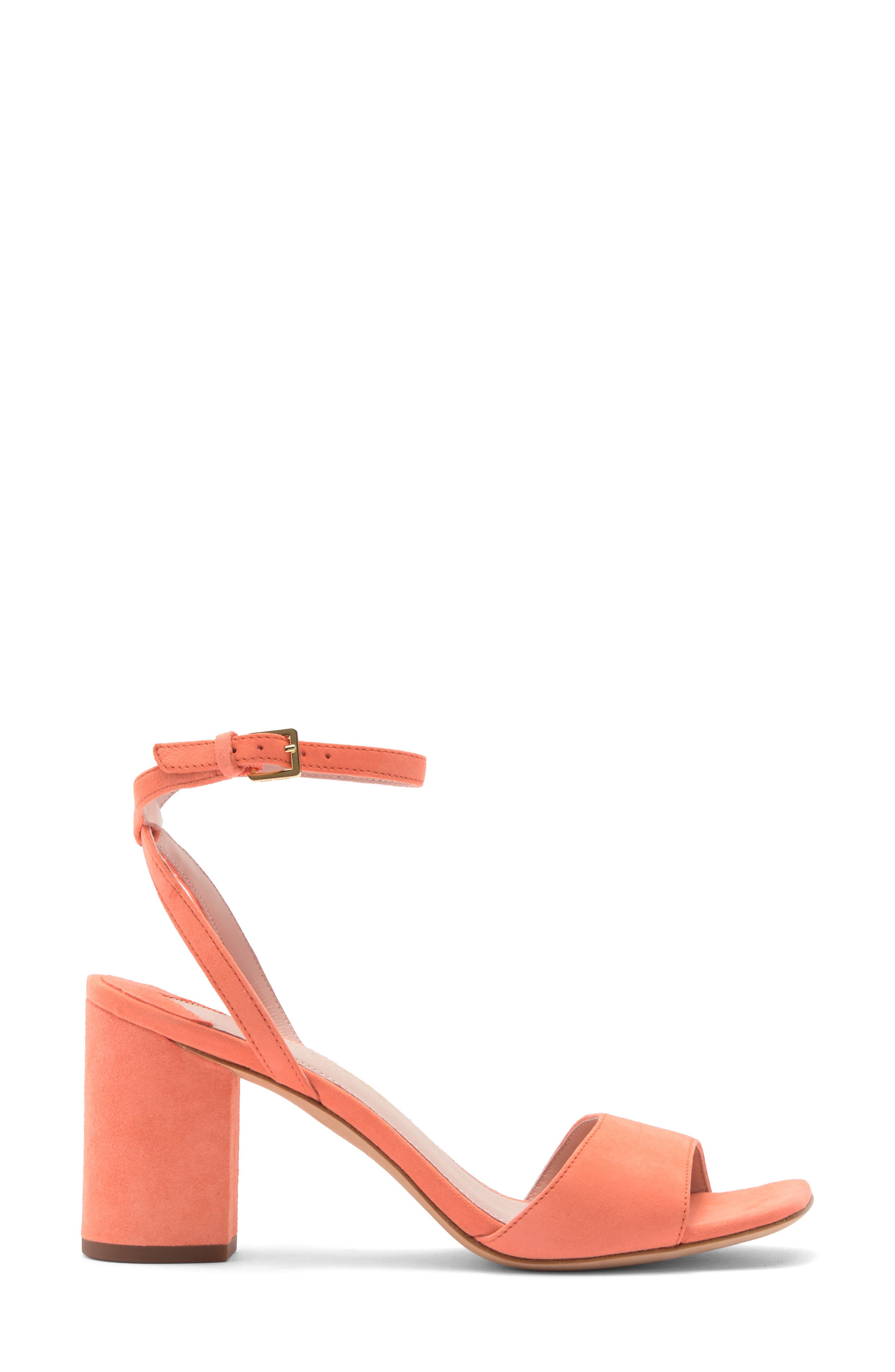 Kate Spade New York delphine block heel sandal, Alternate, color, Melon Ball