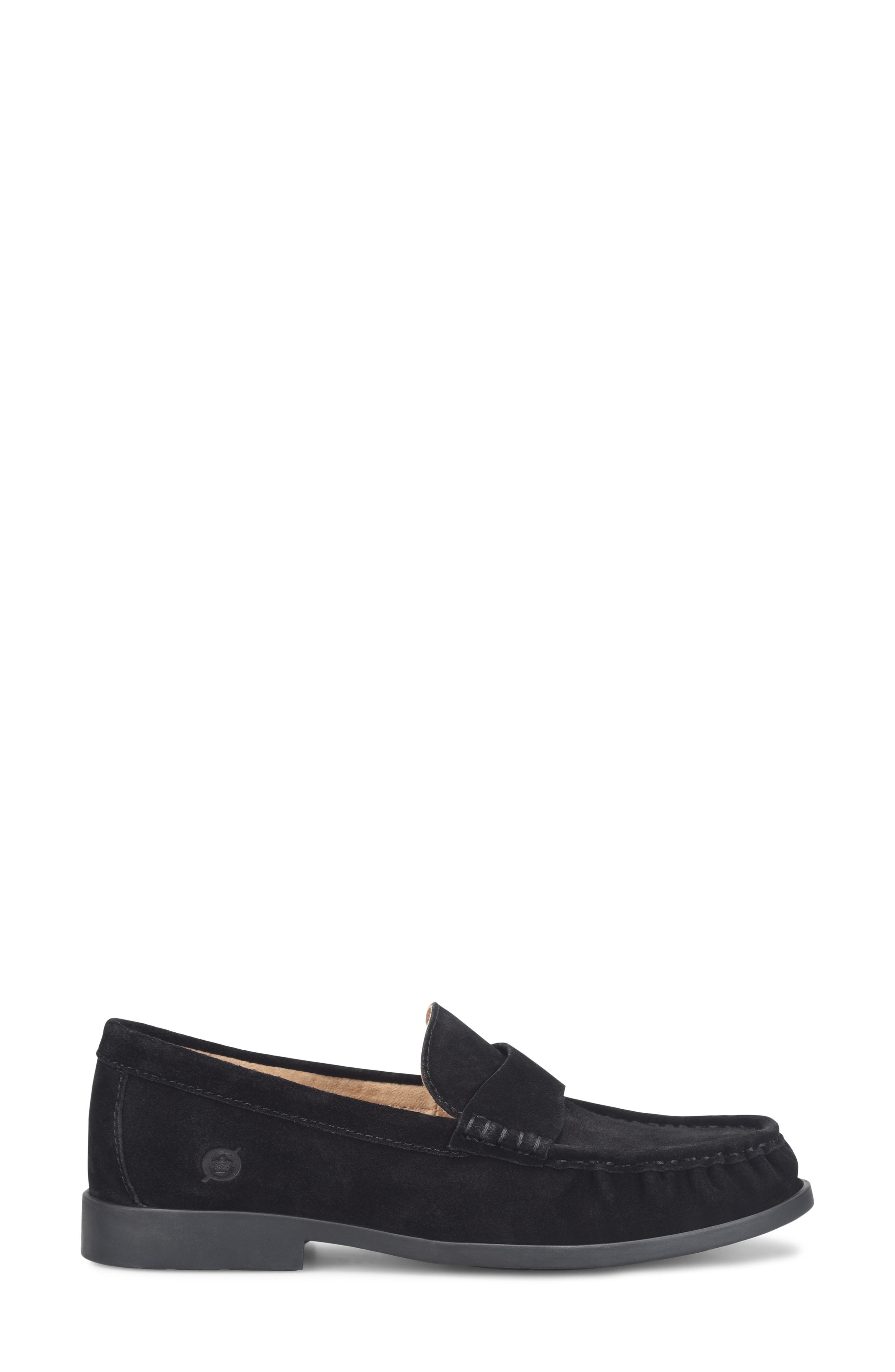 Børn Maris Loafer, Alternate, color, Black Suede
