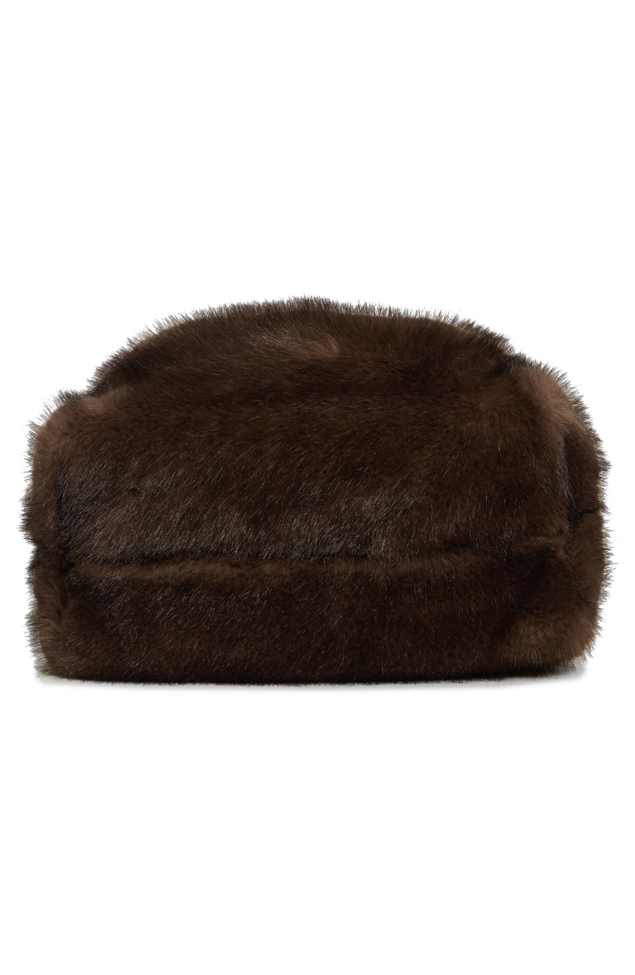 Arlo Faux Fur Shoulder Bag, Alternate, color, MINK