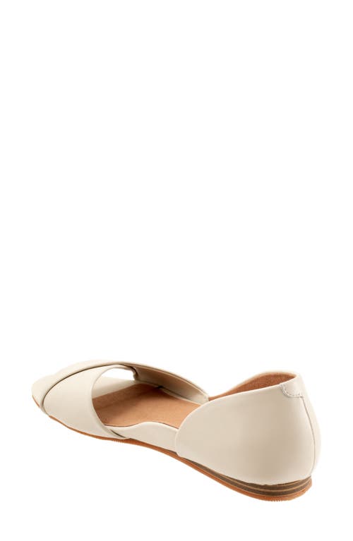 Softwalk ® Cypress Open Toe Flat In Ivory