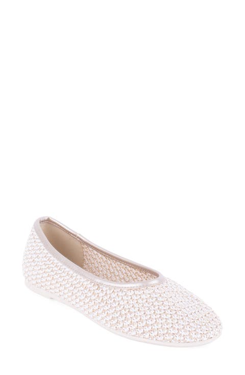 Woven Ballerina Flat (Women)