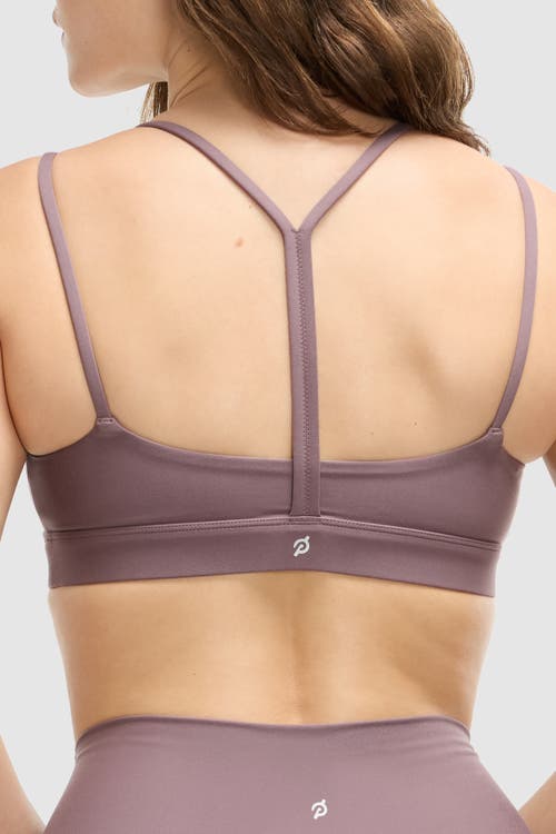 Peloton Cadent Strappy Y Back Bra In Sparrow