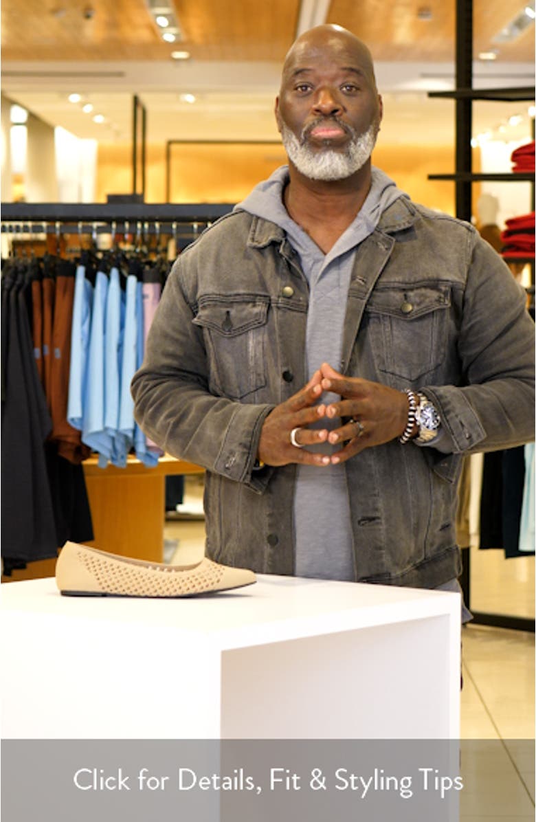 Lovi Knit Pointed Toe Flat, sales video thumbnail