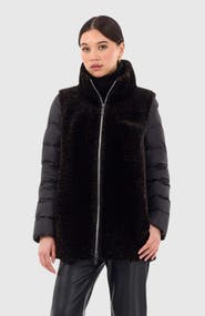 GORSKI Genuine Shearling Jacket, Detachable Sleeves