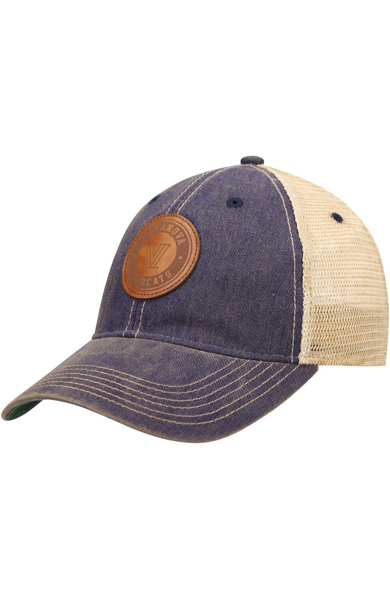 LEGACY ATHLETIC Men's Navy Villanova Wildcats Target Old Favorite Trucker Snapback Hat, Main, color, 