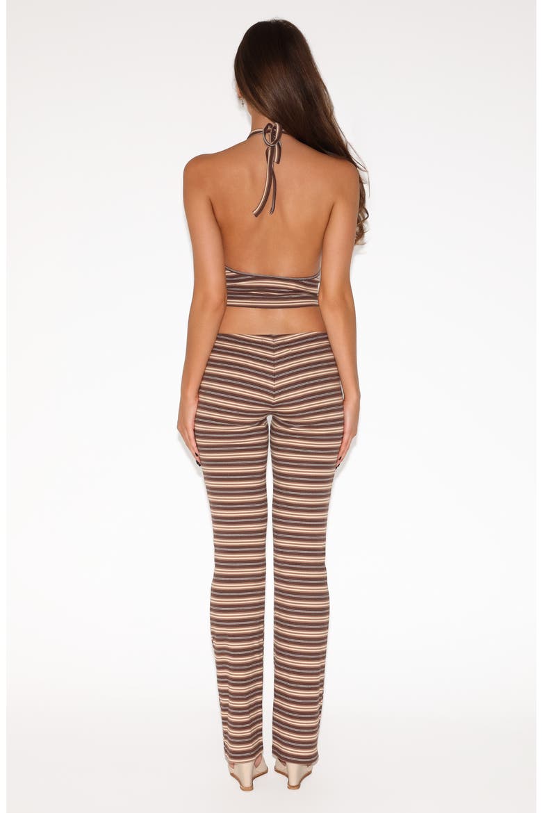 Dillon 2.0 Striped Halter Top, Alternate, color, BROWN MULTI STRIPE