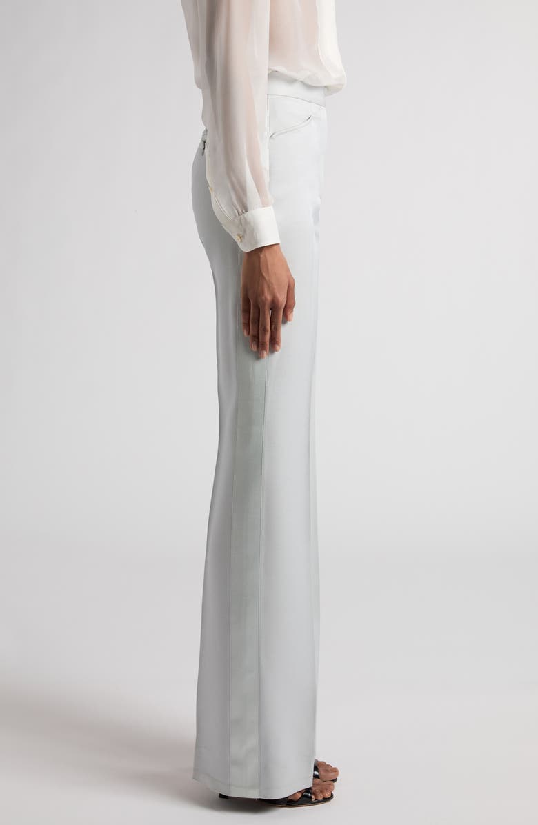 TOM FORD Tailored Wool & Silk Tuxedo Pants, Alternate, color, 