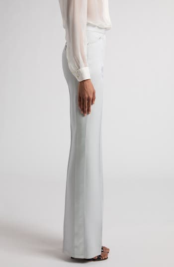TOM FORD Tailored Wool & Silk Tuxedo Pants | Nordstrom