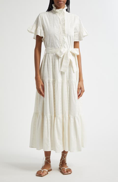 Victoria Ruffle Front Dress