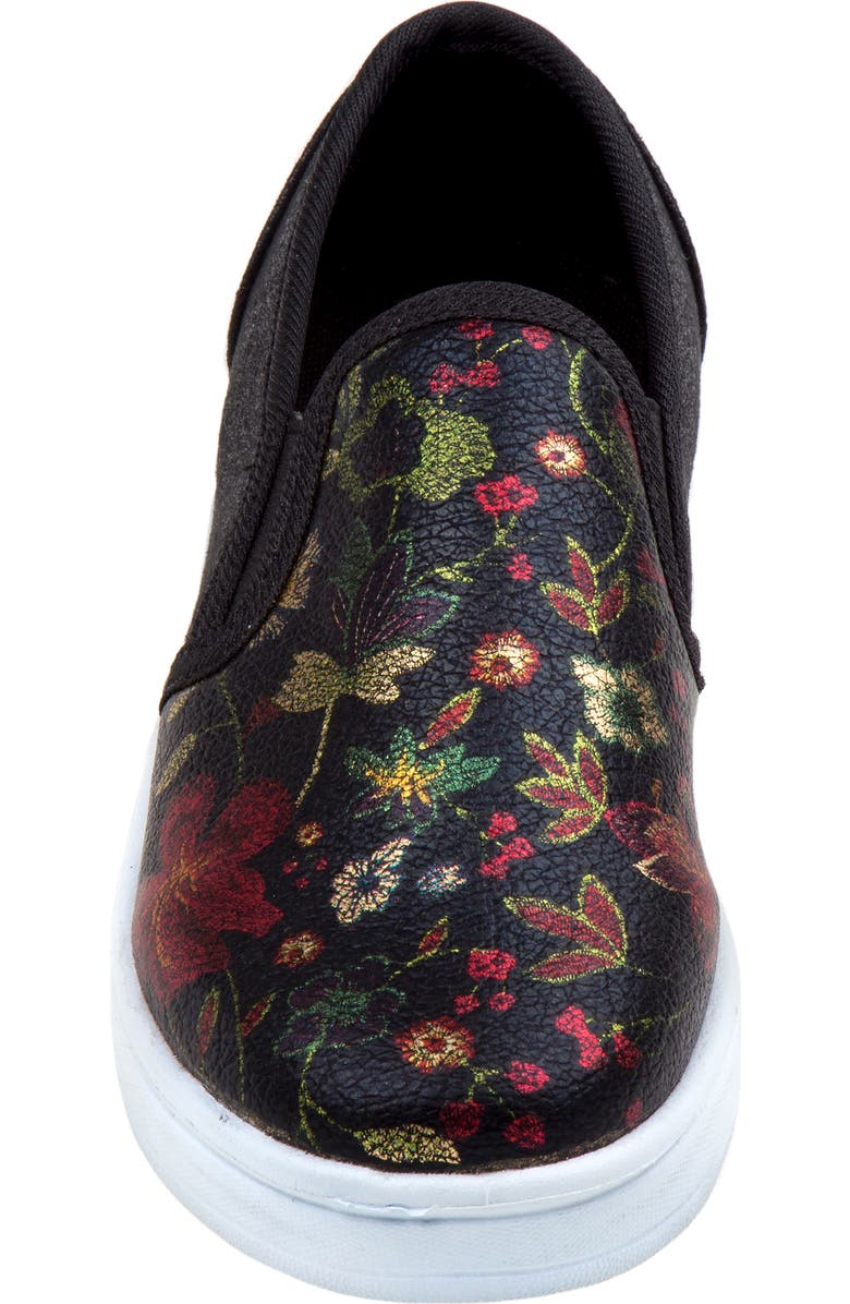 Kensie Girl Floral Slip-On Sneaker, Alternate, color,