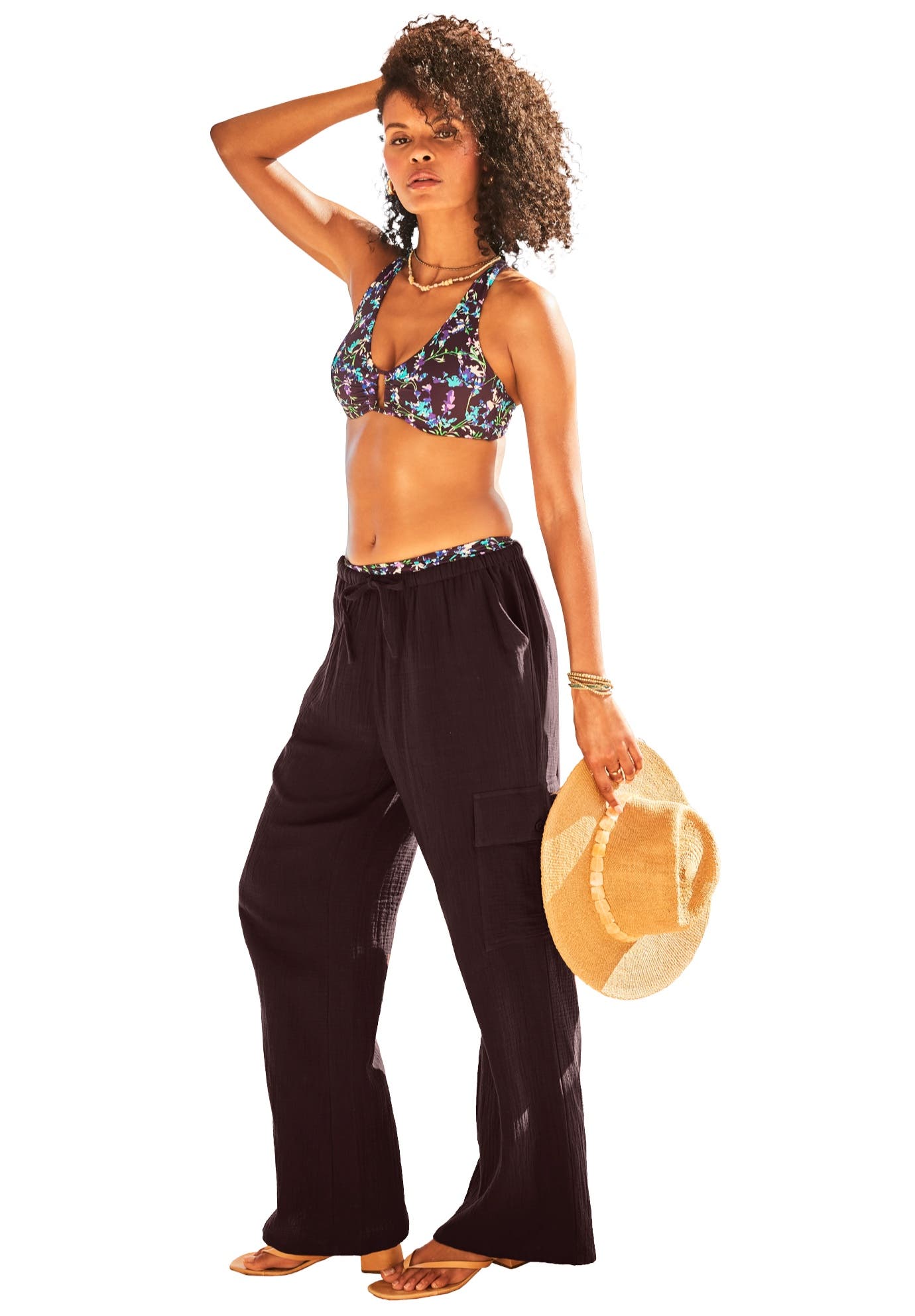 Cotton Gauze Cargo Pant - image 5