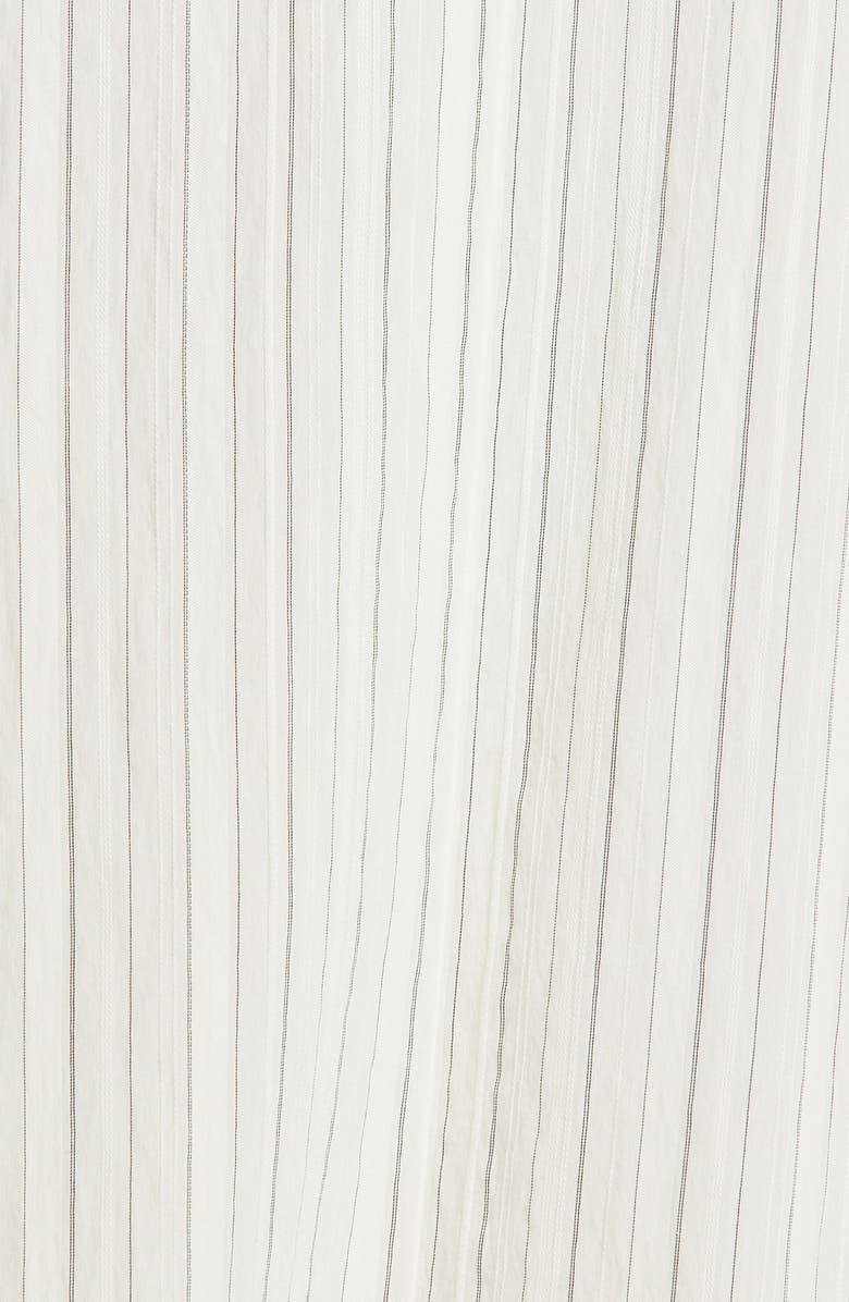 Rebecca Taylor Rumpled Stripe Halter Dress, Alternate, color, Rumpled Stripe Snow