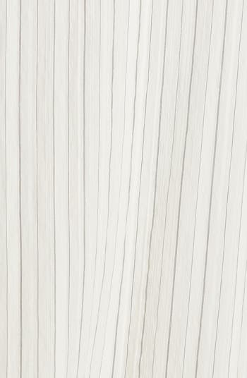 Rumpled Stripe Halter Dress