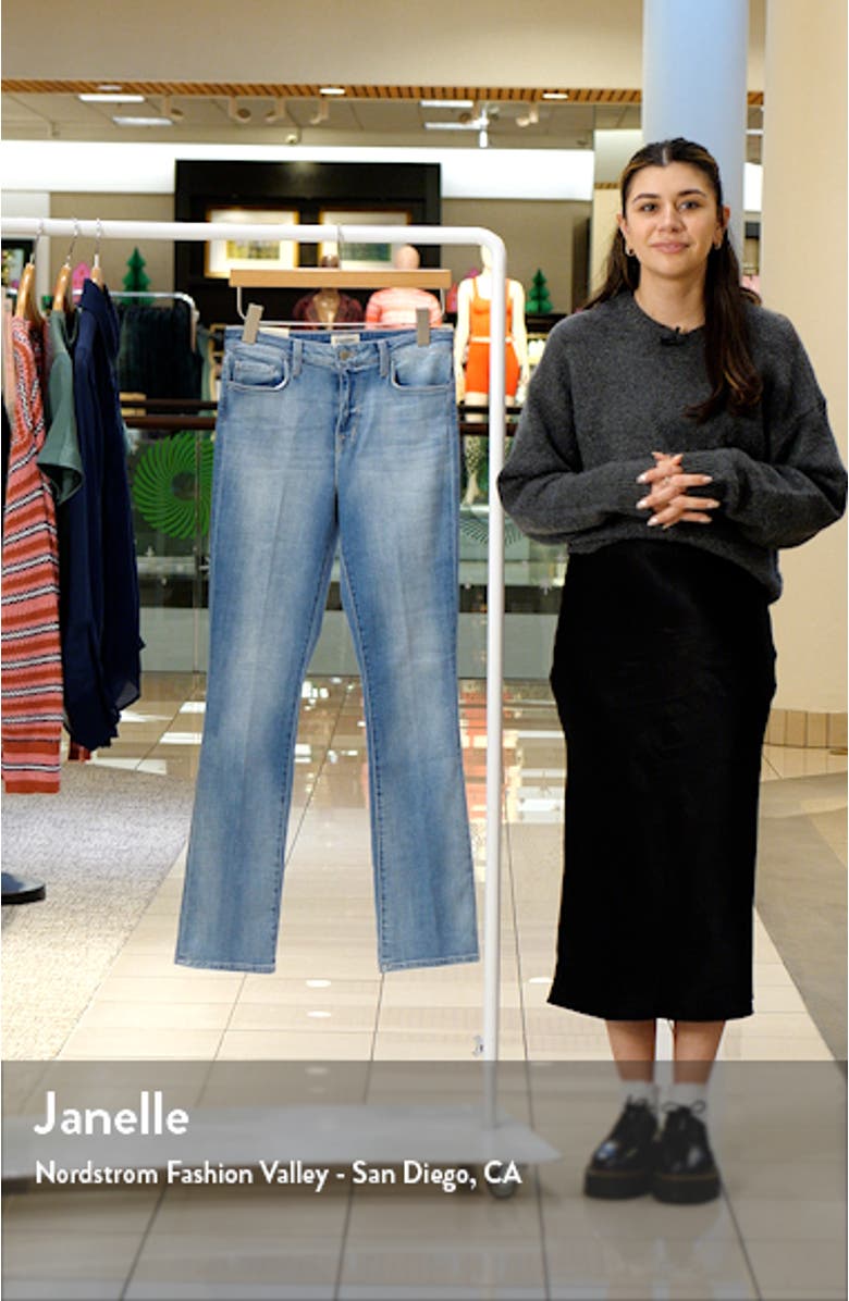 Oriana High Waist Straight Leg Jeans, sales video thumbnail