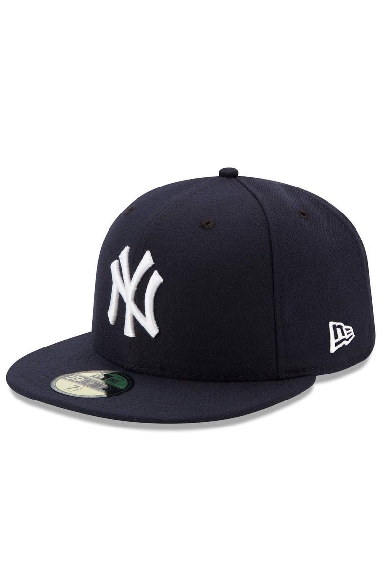 New Era Men's New Era Navy New York Yankees Game Authentic Collection On-Field 59FIFTY Fitted Hat, Main, color, Navy