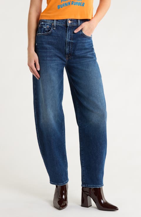 The Fangirl Skimp Barrel Leg Jeans (Yee Haw)