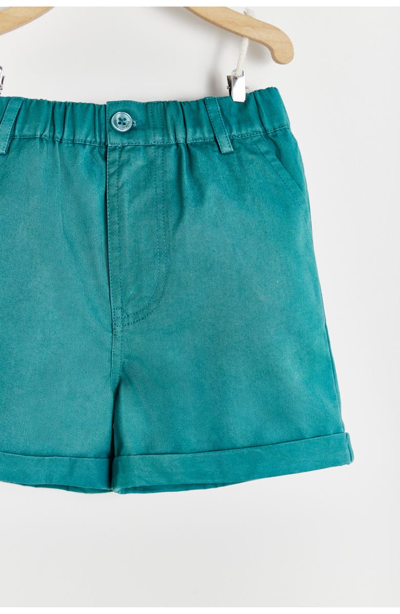 Babycottons Premium Cotton Raj Bermuda for Toddler, Alternate, color, Pastel Blue