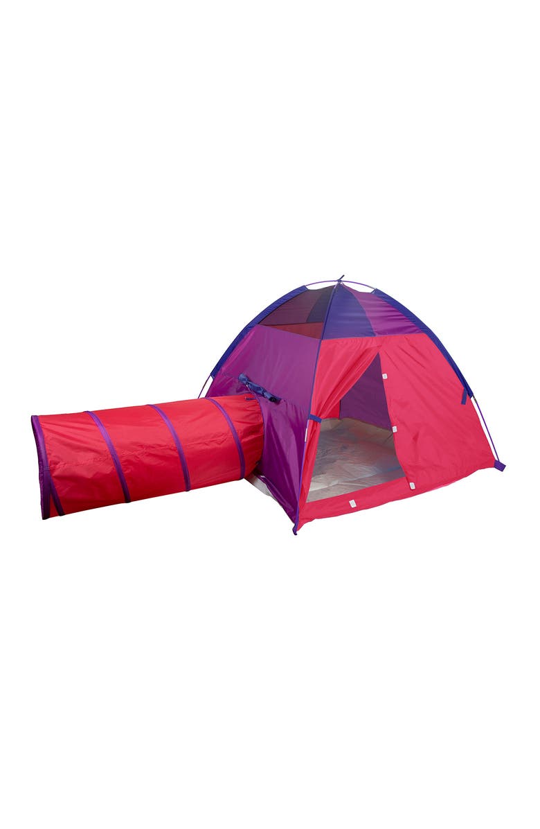 Pacific Play Tents Kids' Berry Cute Waterproof Play Tent & Tunnel Combo, Alternate, color, Pink