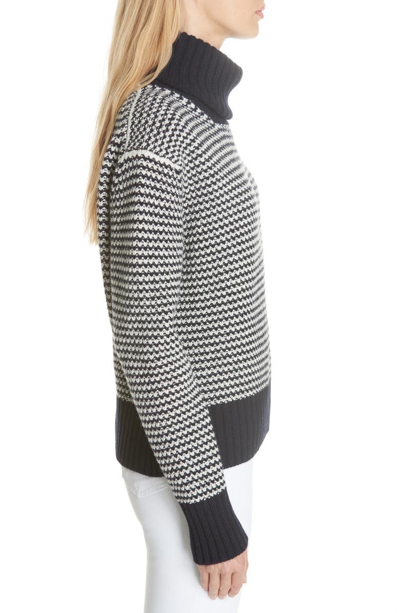 &Daughter Roshin Textured Roll Neck Wool Sweater, Alternate, color, 