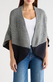 La Fiorentina Knit Cocoon Ruana