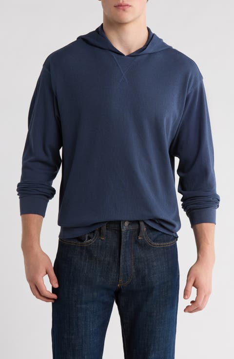 Waffle Knit Thermal Hoodie