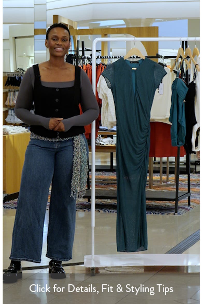 Anaya Plunge Keyhole Cover-Up Dress video