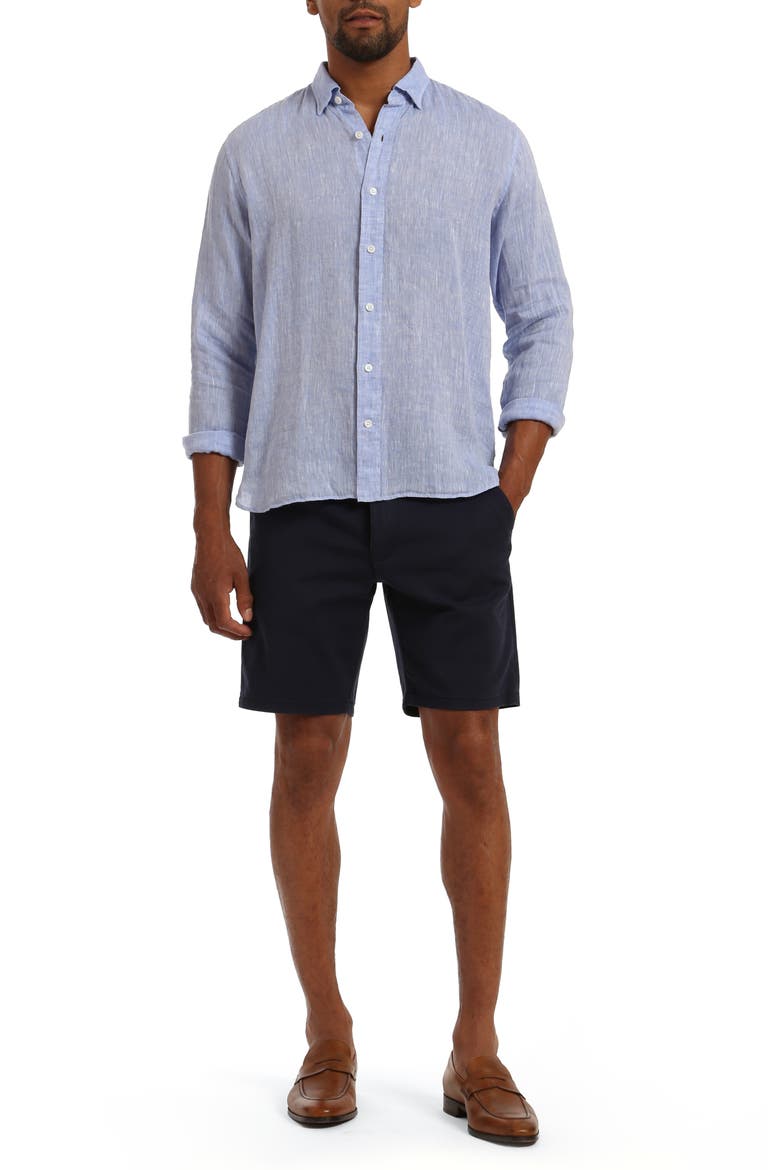 Arizona Flat Front Chino Shorts, Alternate, color, NIGHT SKY HIGH-FLYER
