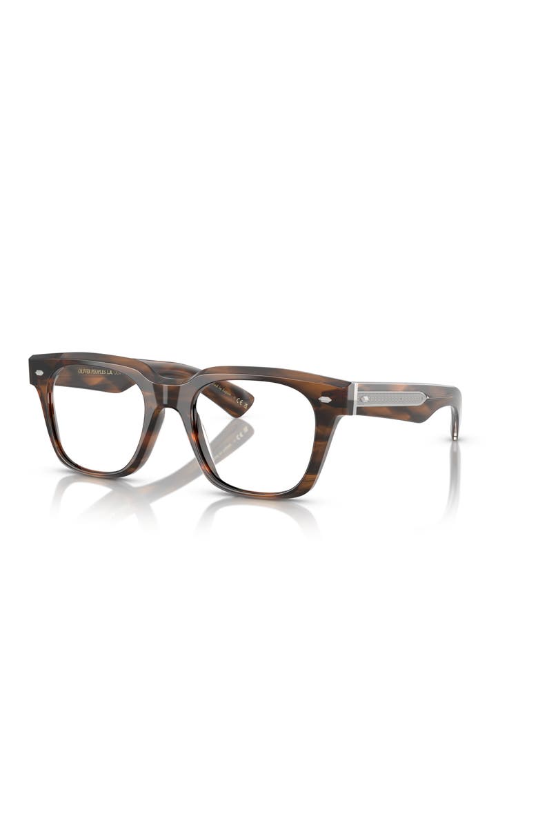 Oliver Peoples 51mm Rectangle optical glasses, Main, color, Brown