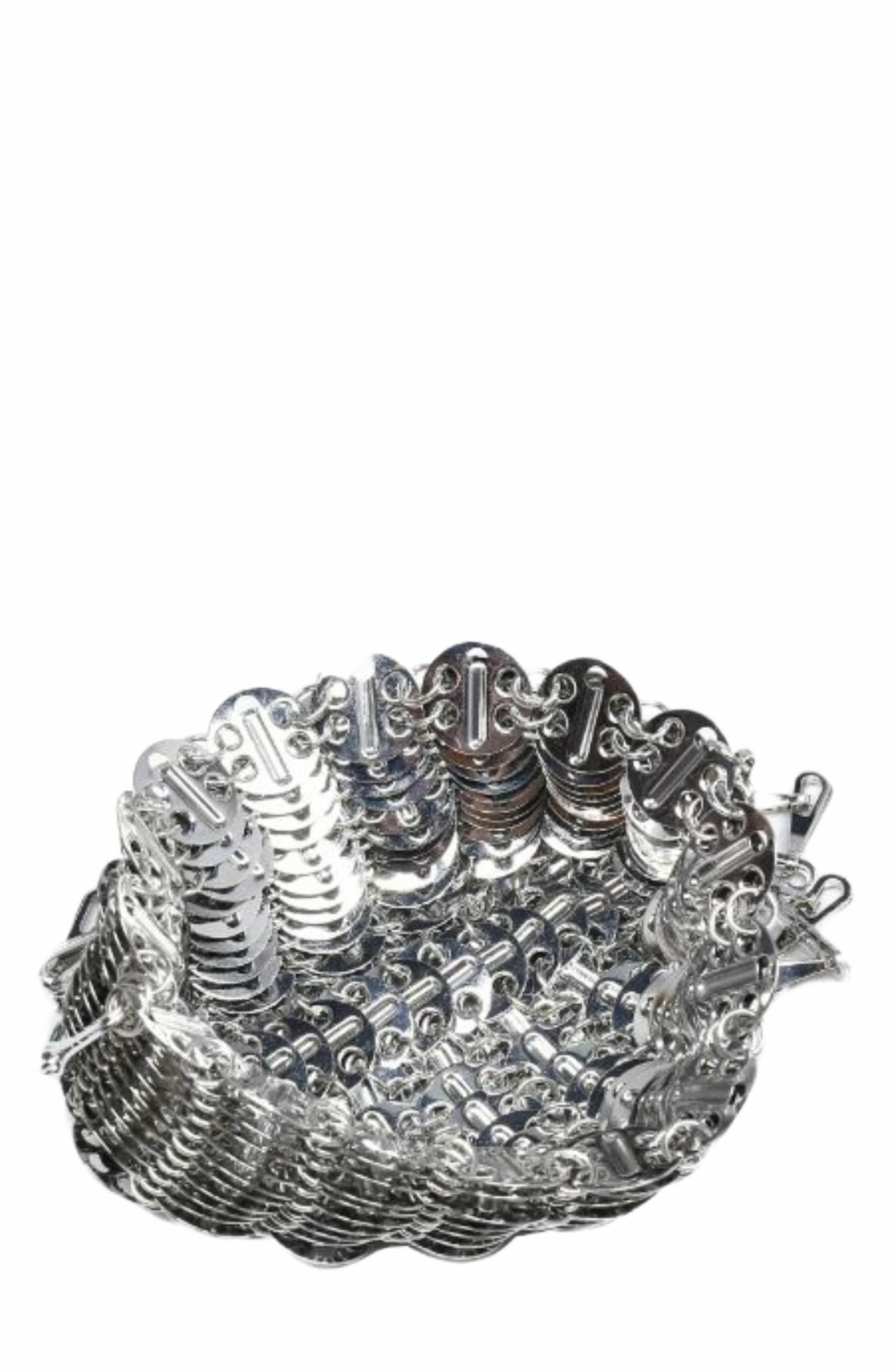 MODA LUXE Gwen Evening Bag, Alternate, color, Silver