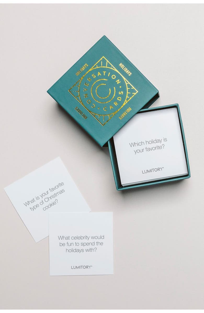 Lumitory Holiday Conversation Cards, Alternate, color, Fern