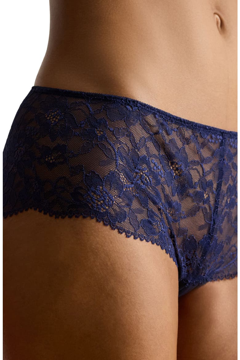 Lace Hipster Briefs, Alternate, color, NAVY
