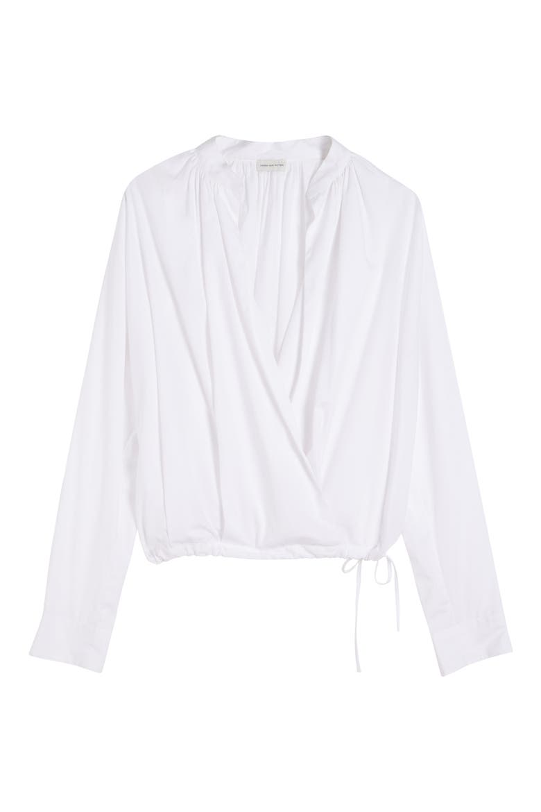 Cenver Firework Embroidered Cotton Poplin Button-Up Shirt, Alternate, color, WHITE