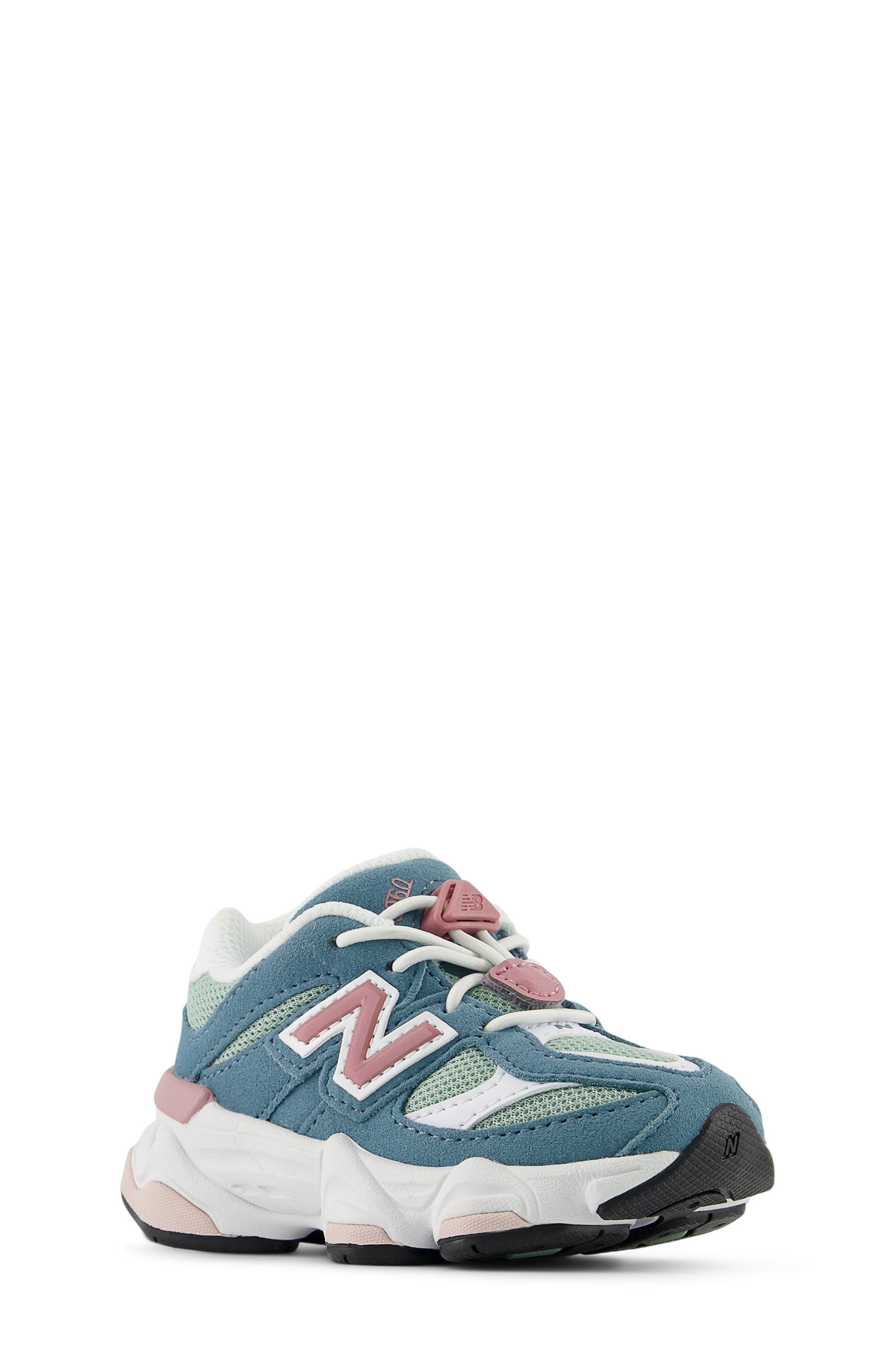 Kids' 9060 Sneaker, Main, color, SALTWATER/ ROSEWOOD