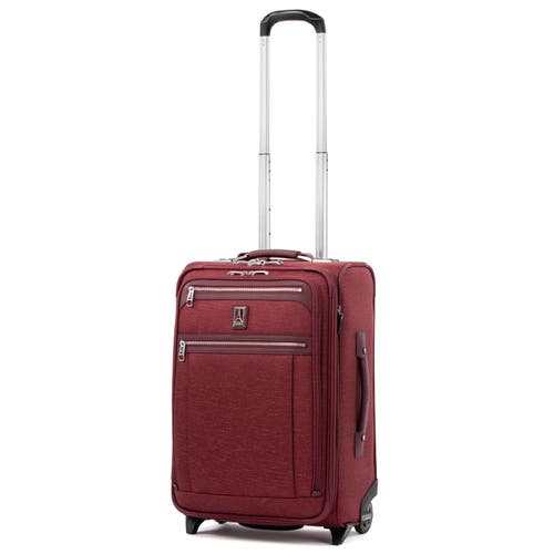 Travelpro Platinum Elite Softside Expandable Carry-on 22-inch 2 Wheel Upright Luggage In Bordeaux