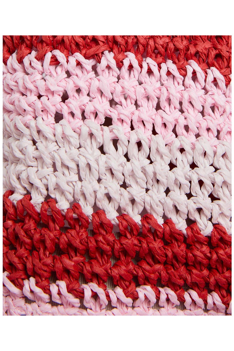 Esther Crochet Hat, Alternate, color, POPPY RED MIX