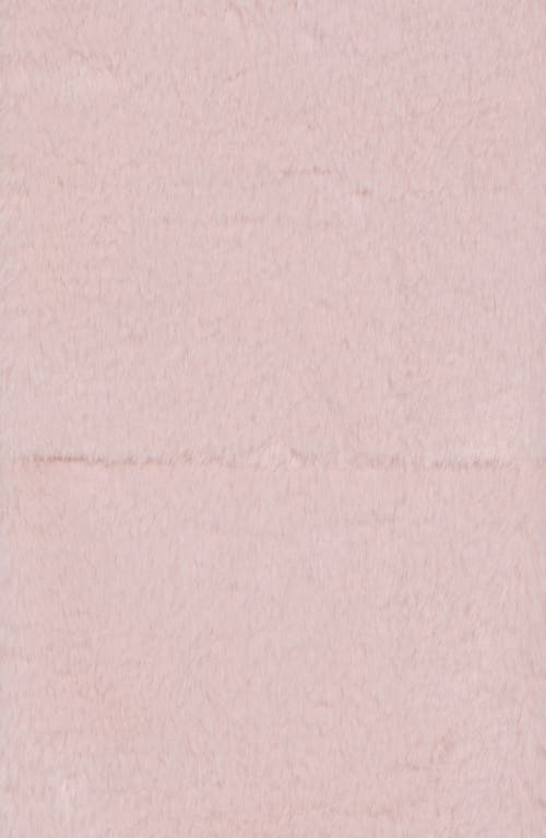 Ugg ®  Leopard Print Faux Fur Scarf In Pink Crystal