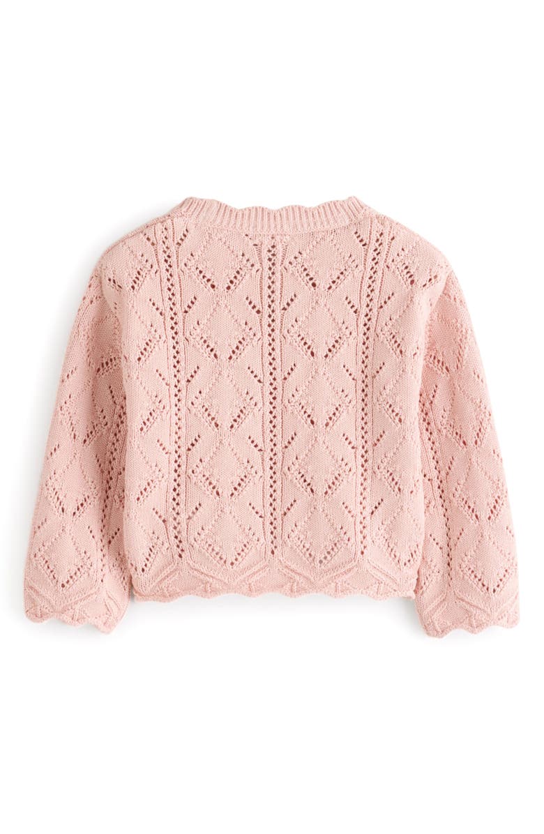 NEXT Kids' Pointelle Cotton Cardigan, Alternate, color, 