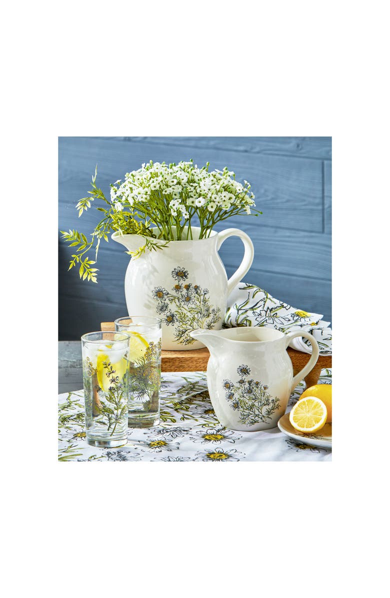 tag Chamomile Ceramic Beverage Pitcher Multicolor Hand Wash Only, Alternate, color, Multicolored