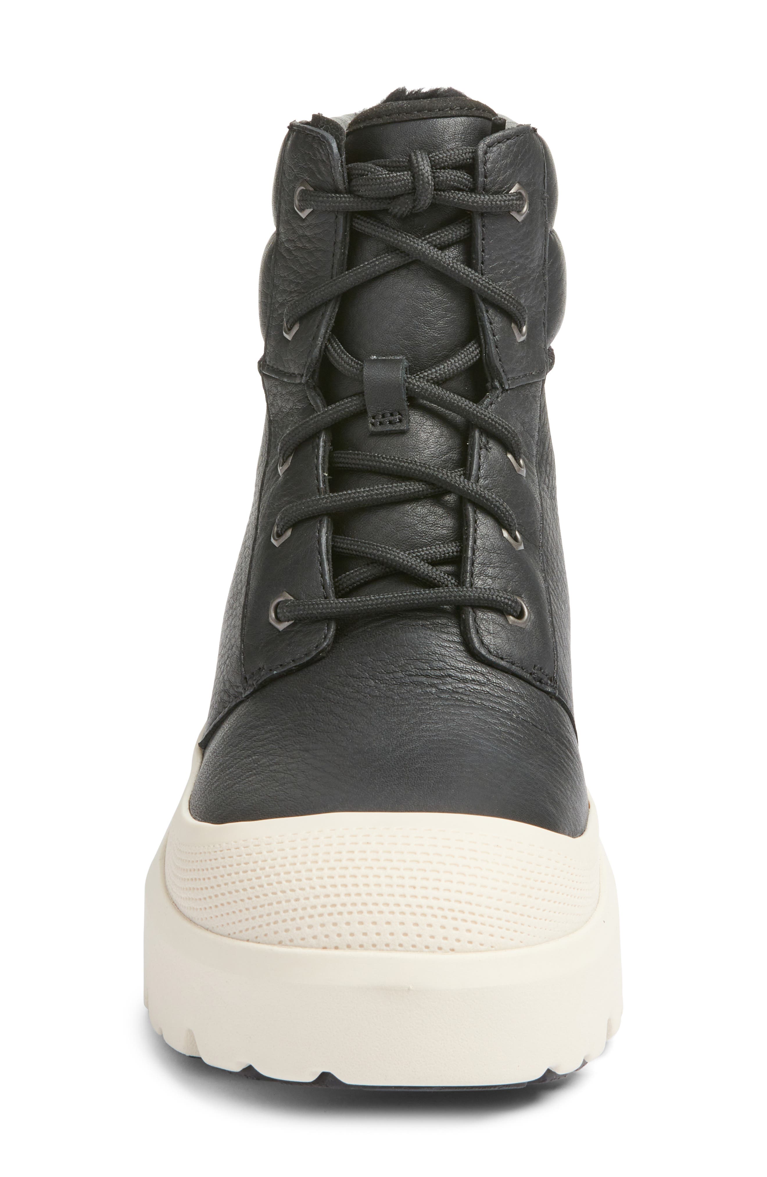 UGG<sup>®</sup> Neumel High Weather Hybrid Waterproof Boot, Alternate, color, Black / Birch