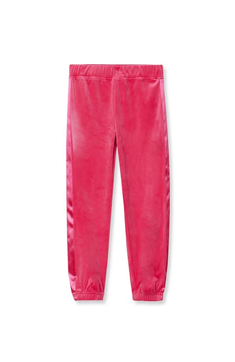 Girls Velour Sparkle Jogger Sweatpants
