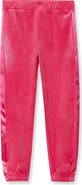 Lands' End Girls Velour Sparkle Jogger Sweatpants