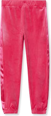 Lands' End Girls Velour Sparkle Jogger Sweatpants