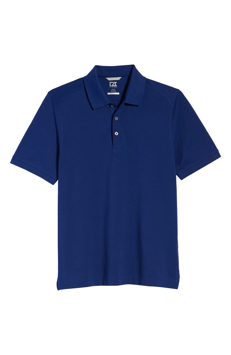 Cutter & Buck Advantage Tri-Blend Piqué Polo, Alternate, color, Tour Blue