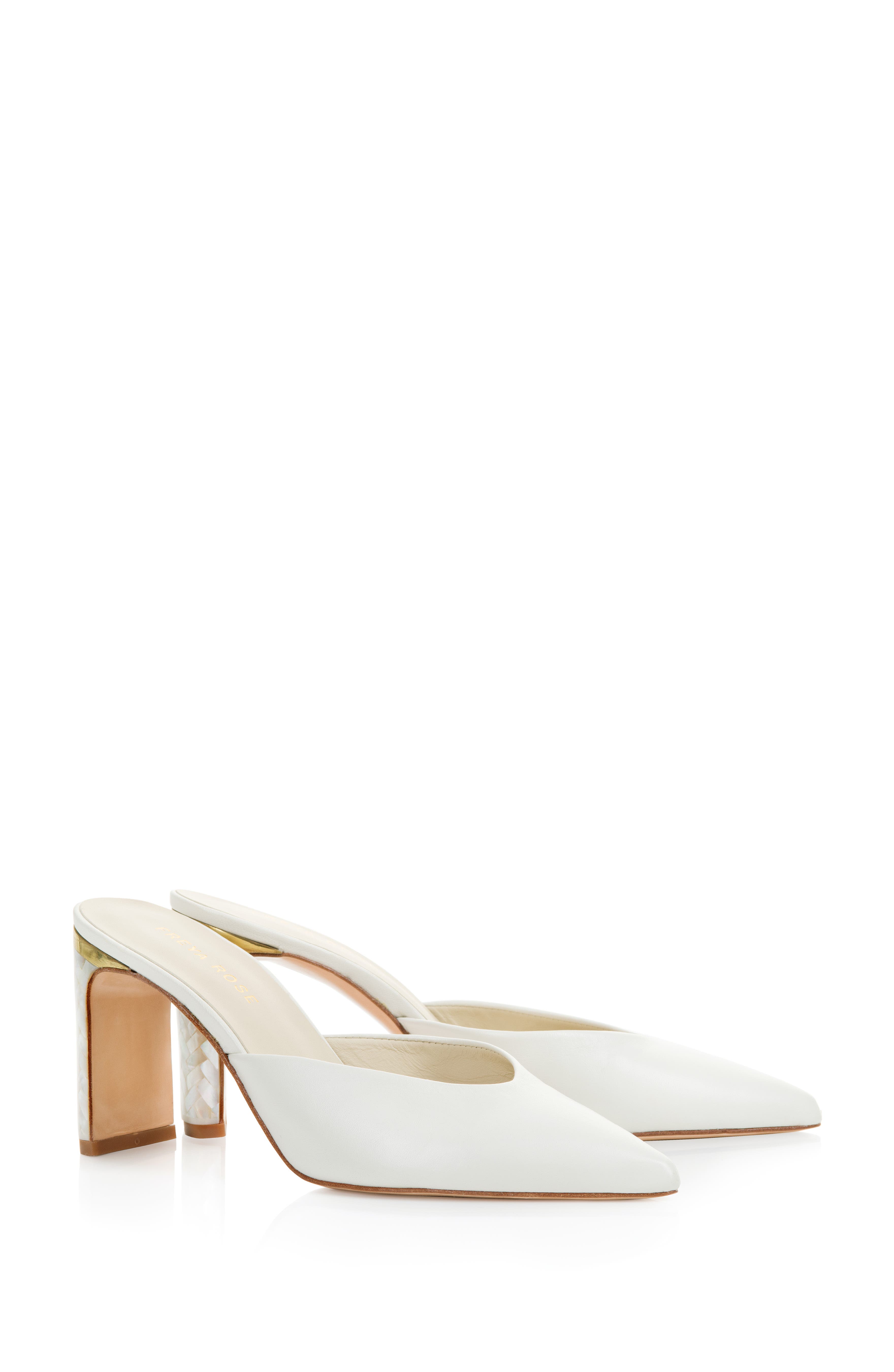 Freya Rose Jolie Pearl Heel Sandal, Alternate, color, Ivory
