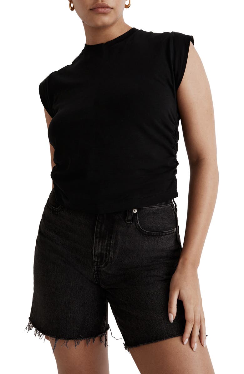 Madewell Side Cinch Muscle Tee, Main, color,
