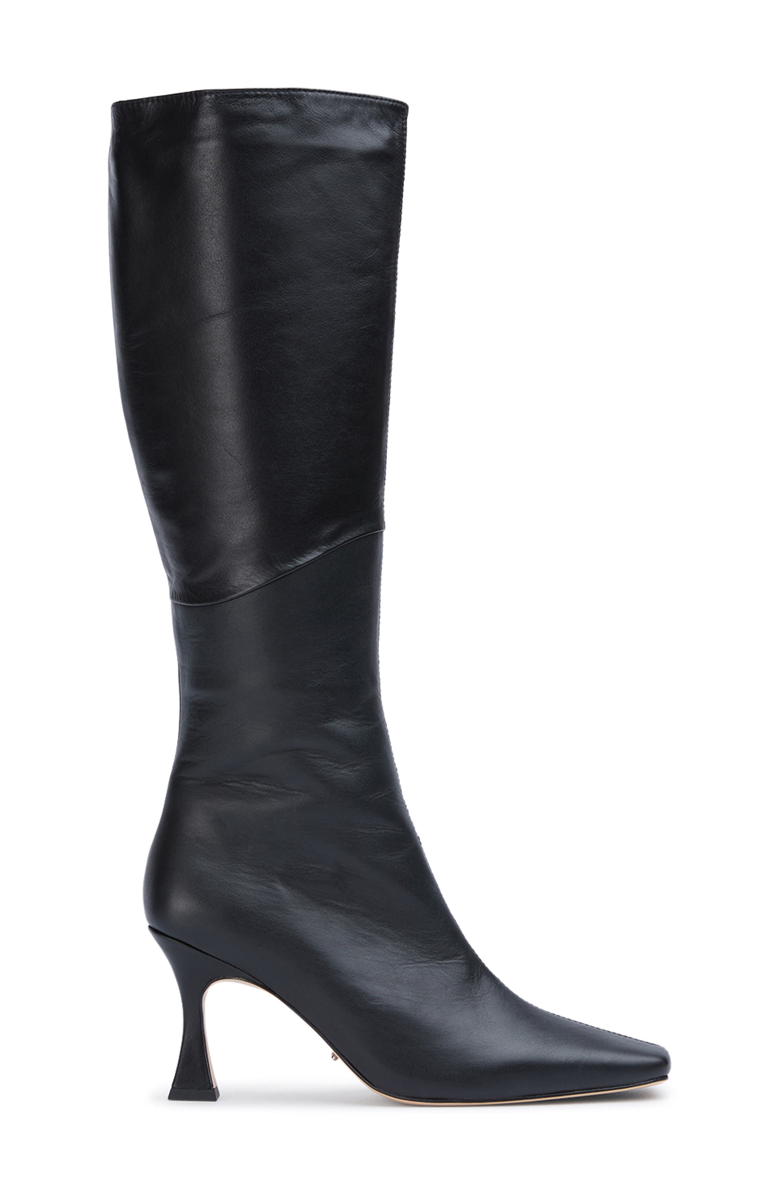 Tony Bianco Fantasy Knee High Boot, Main, color, Black Nappa