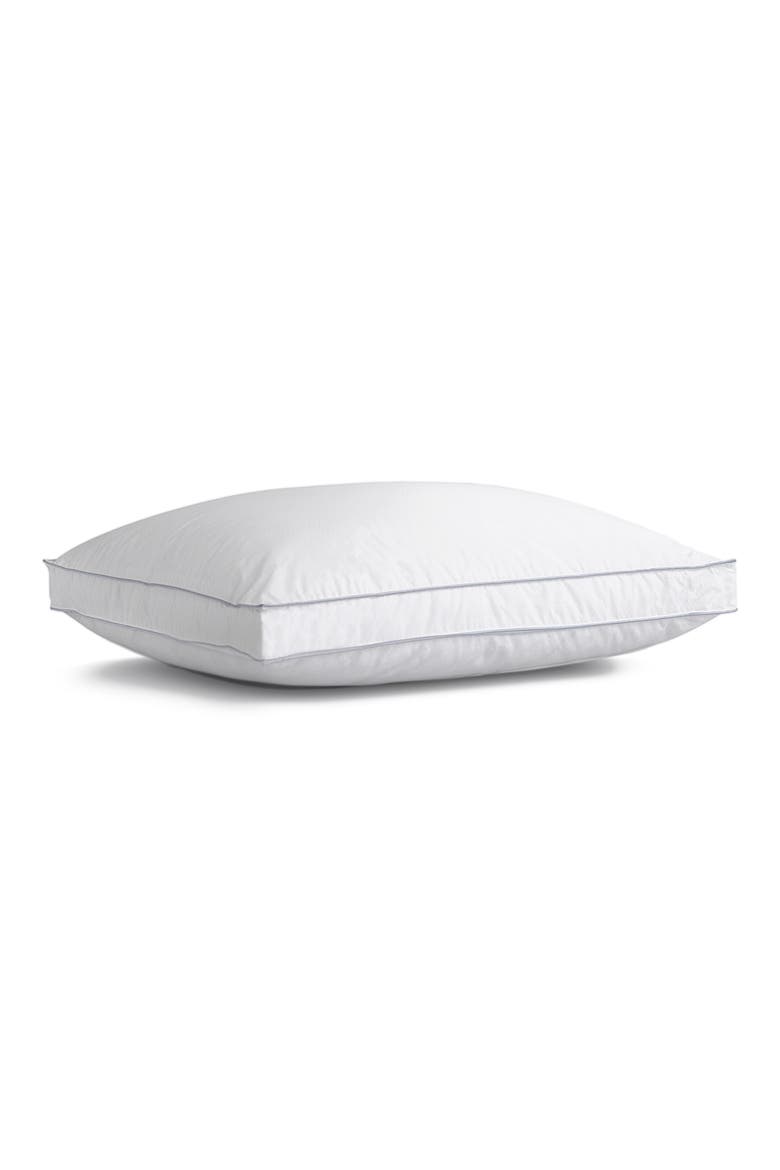 Tempa Sleep Standard Cooling Cotton Down Alternative Gusseted Pillow, Main, color, WHITE