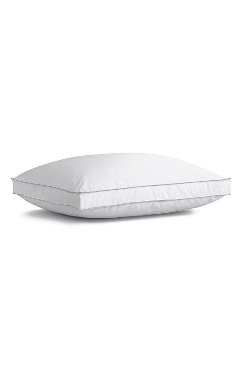 Allied Home Tempa Sleep Standard Cooling Cotton Down Alternative Gusseted Pillow, Main, color, White