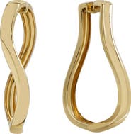 Bony Levy 14K Gold Twist Hoop Earrings