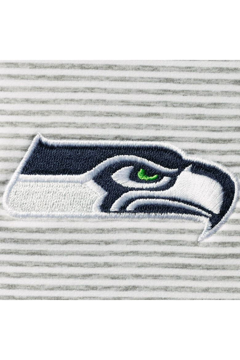 Women's Vineyard Vines Heather Gray Seattle Seahawks Sankaty Shep Half-Zip Pullover Top, Alternate, color, Heather Gray